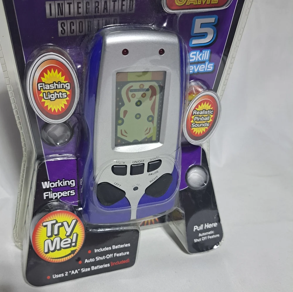 Pocket Arcade‎ Handheld Pinball Game 8+ 2010 - New In Package